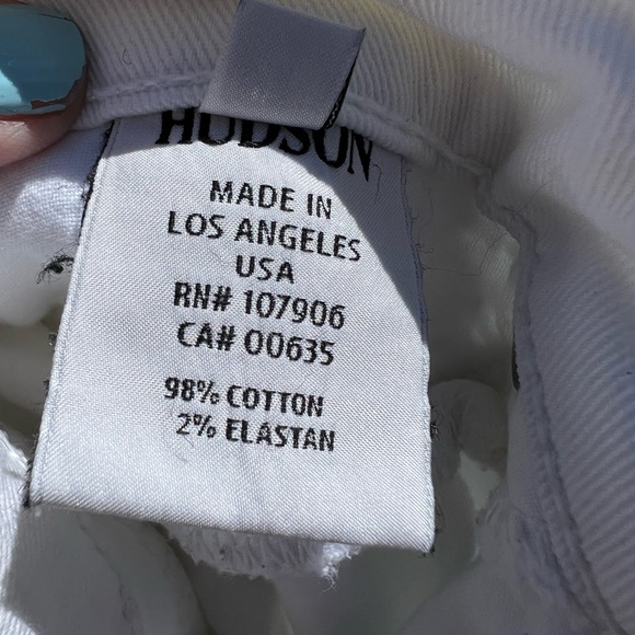 Hudson white jeans - Picture 8 of 9